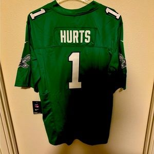 Jalen Hurts Kelly green new eagles jersey